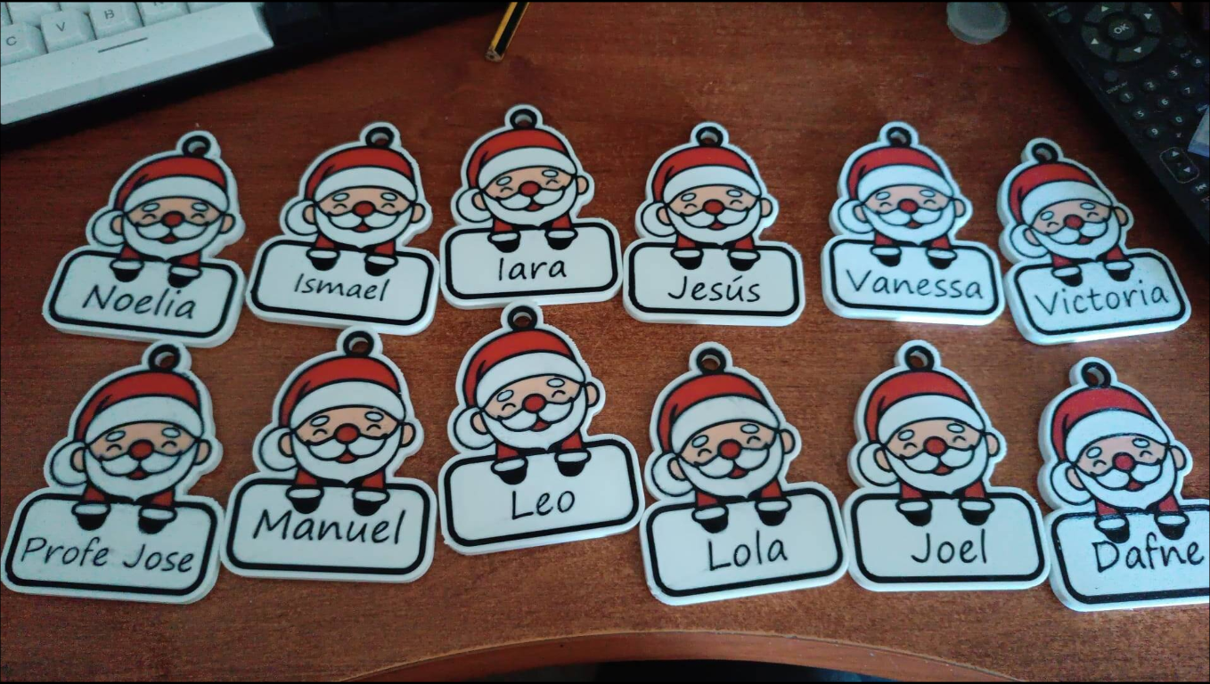 Christmas gift ornament by name